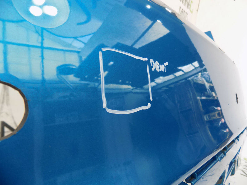 FORD FIESTA VI MK6 MK7 2008-2014 BLUE REAR BUMPER GENUINE 8A61-17906