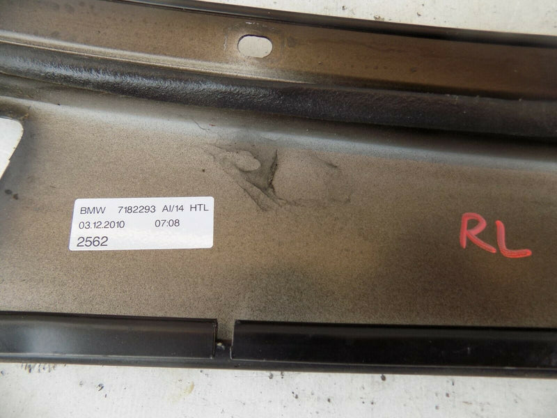BMW F10 F11 5 SERIES N/S PASSENGER SIDE LEFT DOOR METAL TRIM BLACK 7182293