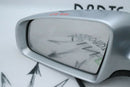 AUDI A6 C6 2004-2011 LEFT PASSENGER SIDE WING ELECTRIC MIRROR SILVER