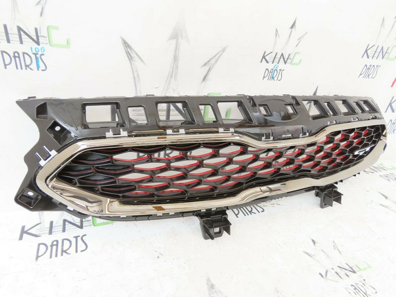KIA CEED GT LINE 2019-ON FRONT BUMPER RADIATOR GRILL BLACK RED GLOSS *NEW*