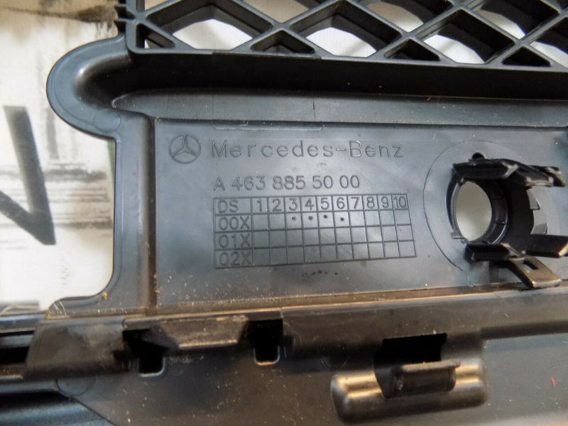 MERCEDES G CLASS W463 2018-ON BLACK FRONT BUMPER GENUINE PDC A4638855000