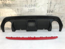 FIAT 500 ABARTH 595 LCI 2016-ON REAR BUMPER DIFFUSER & TRIM MOULDING in RED