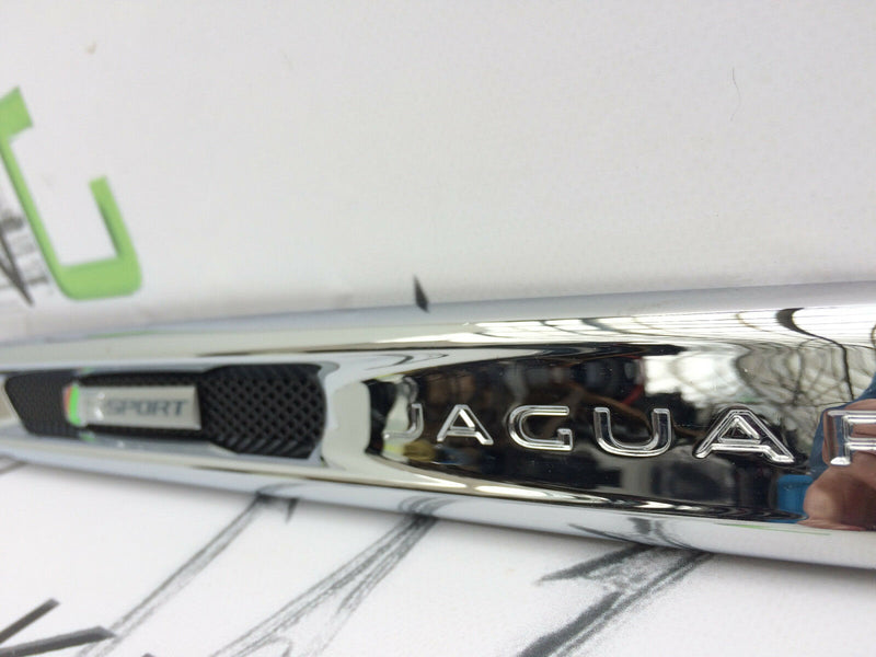 JAGUAR XJ R-SPORT LEFT SIDE WING FENDER TRIM VENT CHROME GRILL CW8M-280B11-CA