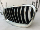 BMW F10 F11 FRONT BUMPER UPPER GRILL RADIATOR KIDNEY LEFT SIDE - 10 RIBS 7412323