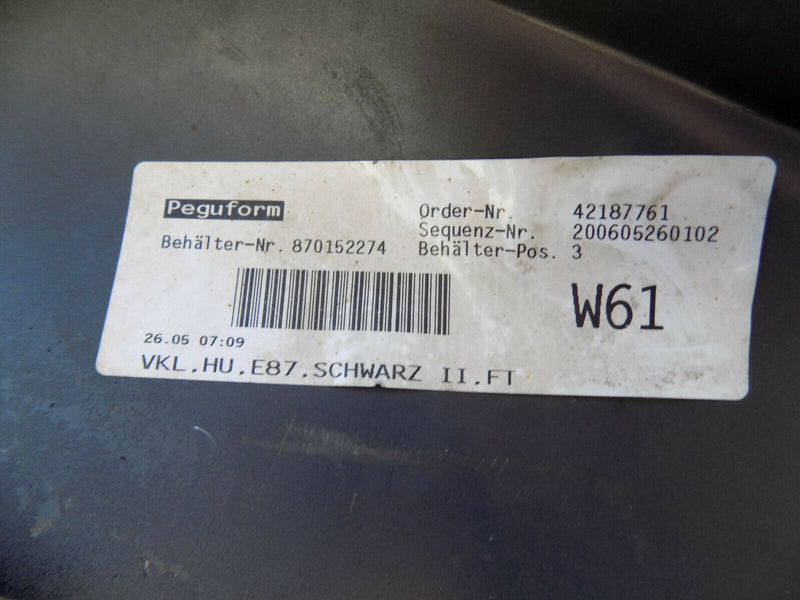 BMW 1 SERIES E87 SPORT 5DR 2004-2007 LOWER REAR BUMPER GENUINE 71247169