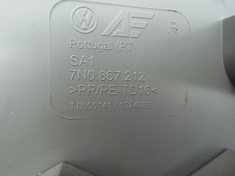 SEAT ALHAMBRA 2010-2015 REAR DOOR CARD DOORCARD RIGHT DRIVER SIDE O/S IN GREY