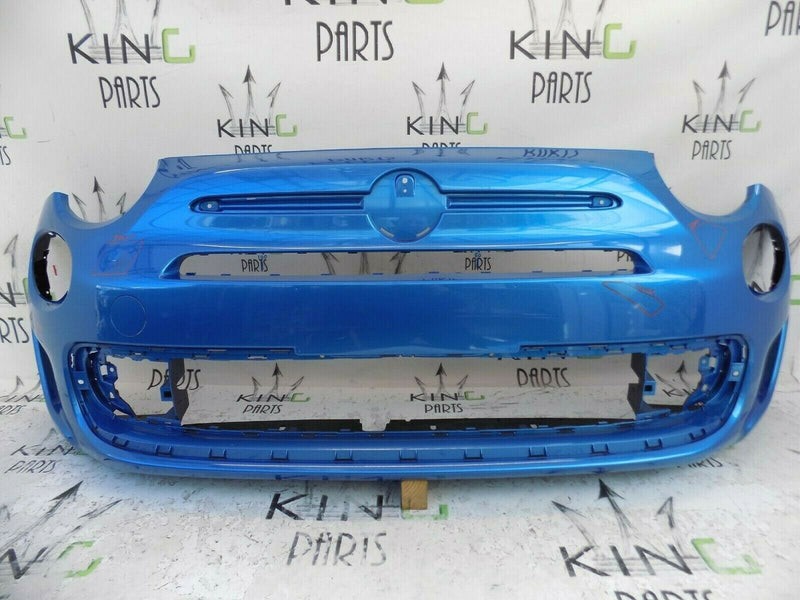 FIAT 500 S SPORT 2016-ON FACELIFT FRONT BUMPER BLUE 735619571