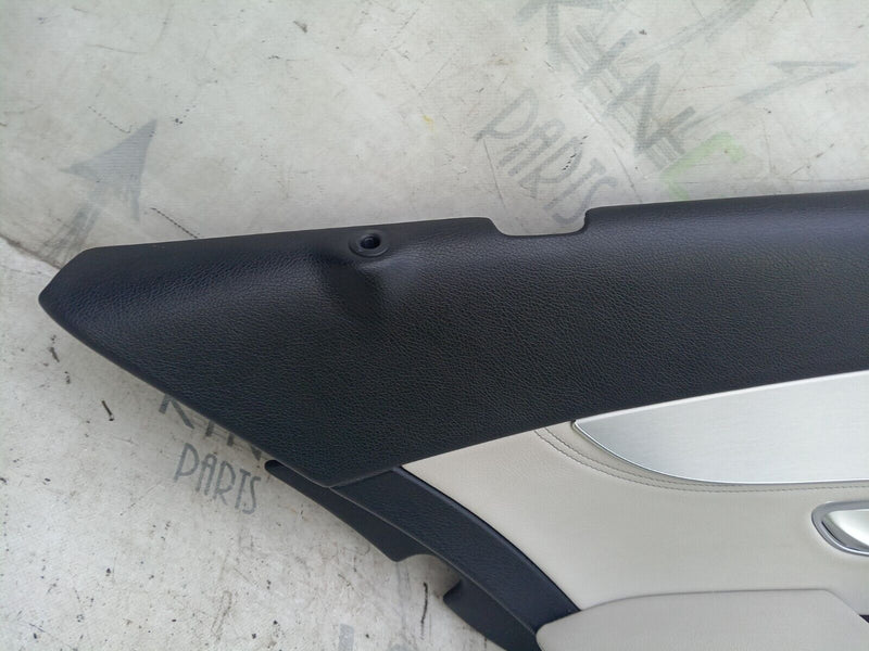 MERCEDES C CLASS W205 2014-2021 PASSENGER SIDE REAR DOOR CARD BLACK & BEIGE #