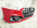 AUDI A7 4K8 C8 S-LINE 2019-ON RED FRONT BUMPER GENUINE PDC 4K8807437C