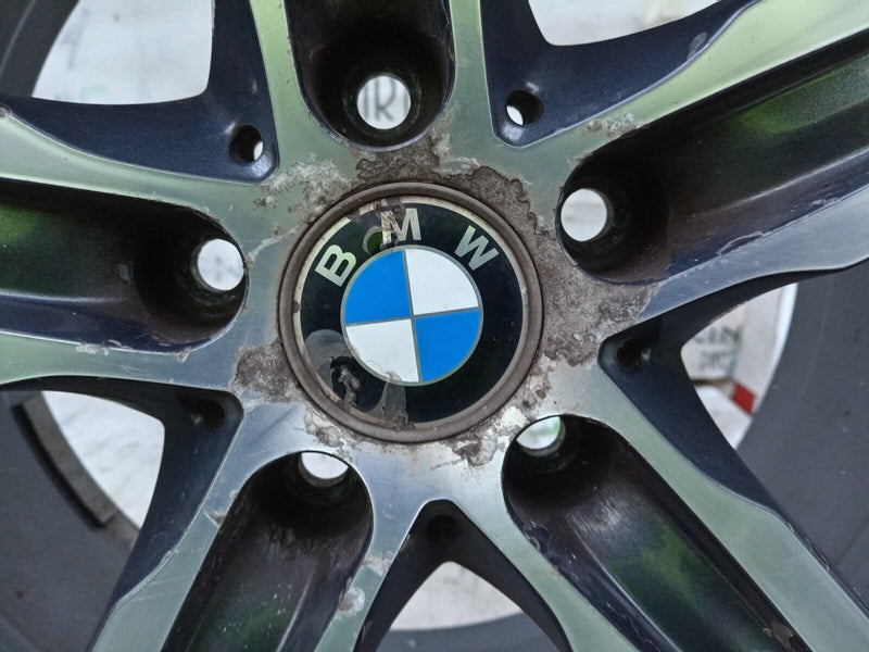 BMW F20 17" ALLOY WHEEL RIM 7.5J ET43 & TYRE 225/45/18 6850151
