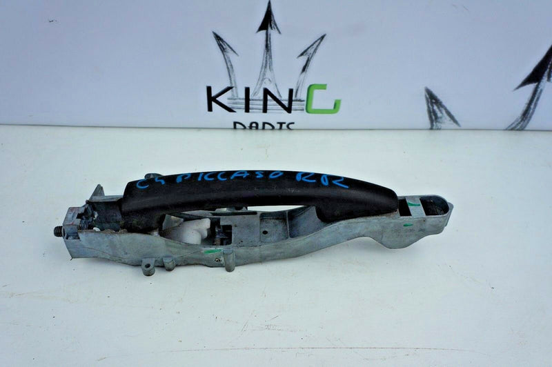 CITROEN C4 GRAND PICASSO 2006-2013 REAR RIGHT EXTERIOR DOOR HANDLE WITH BRACKET