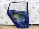 FORD FIESTA MK7 2008-2017 REAR LEFT DOOR PANEL BLUE *DAMAGE*