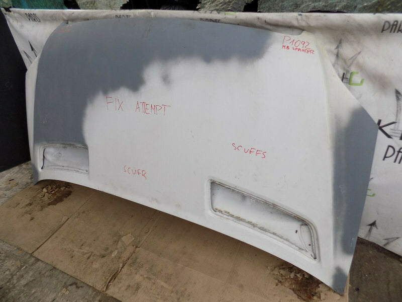 MERCEDES SPRINTER MK2 2006-2013 BONNET HOOD W906 IN WHITE