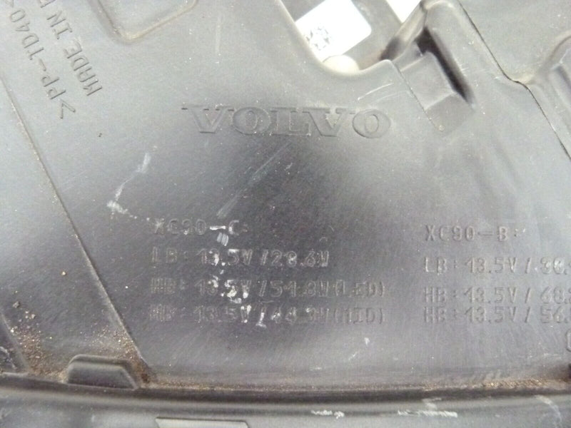 VOLVO XC90 MK2 LCI 2019-ON DRIVER RIGHT SIDE HEADLIGHT GENUINE 31655173