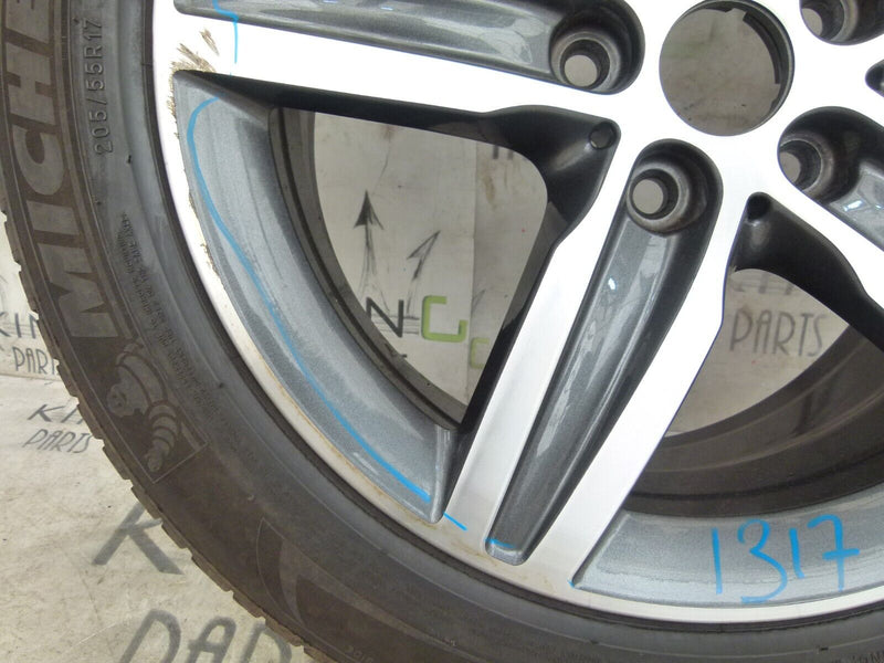 BMW 2 SERIES F45 WHEEL ALLOY RIM & TIRE 7.5JX17H2 ET54 6855091 GENUINE