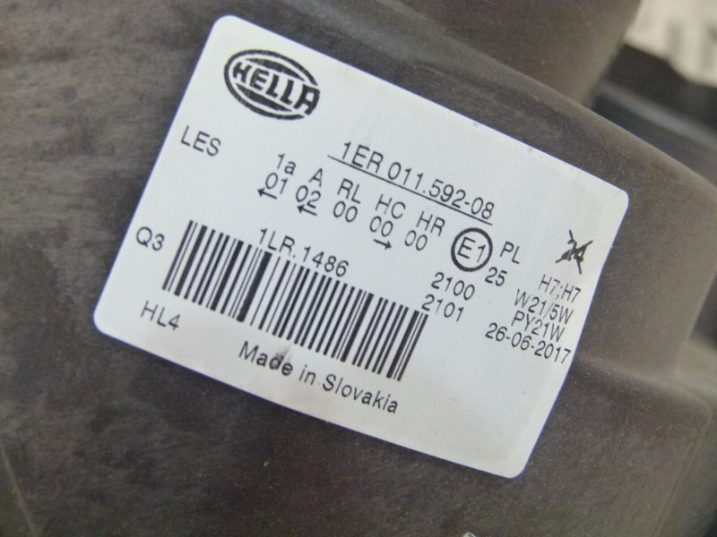 VW CRAFTER 2013-18 FRONT HEADLIGHT LAMP RIGHT DRIVER SIDE 1ER.011.592-08