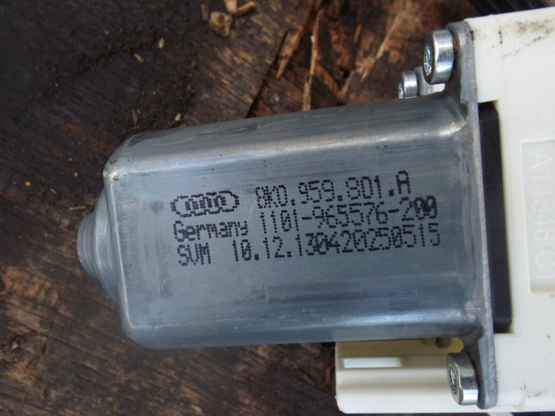 Audi Q7 2009-2015 Rear Door Left Electric Window Motor Regulator Mechanism