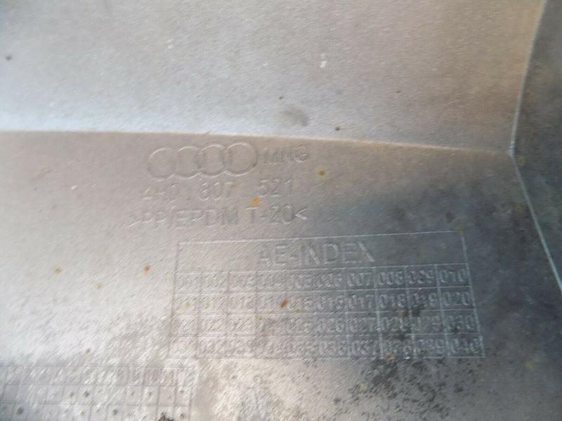 AUDI A8 4H 2011-2014 SILVER REAR BUMPER GENUINE 4H0.807.511 F