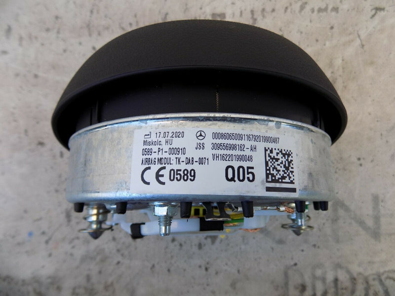 MERCEDES BENZ A W177 C W205 E W213 SPRINTER BLACK AIRBAG NON SPORT DUAL PLUG