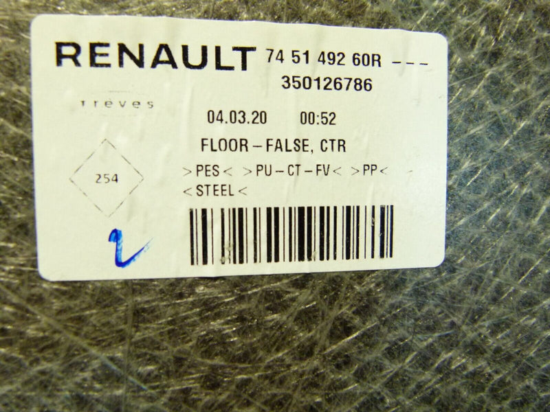 RENAULT CAPTUR MK2 2019-2022 BOOT FALSE MIDDLE FLOOR 745149260R
