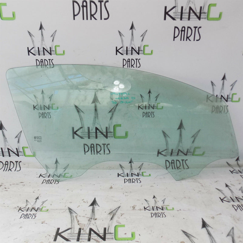 VAUXHALL CORSA D 2006-2014 3 DOOR WINDOW GLASS FRONT RIGHT SIDE DOT 39 AS2 M40