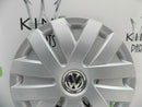 VOLKSWAGEN POLO 2009-2018 GENUINE CAPS 2x WHEEL TRIMS 15' CAP COVERS 6R0601147C