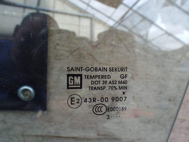 Vauxhall Corsa D 2006-2012 3 Door Front Door Window Glass Left Side N/S