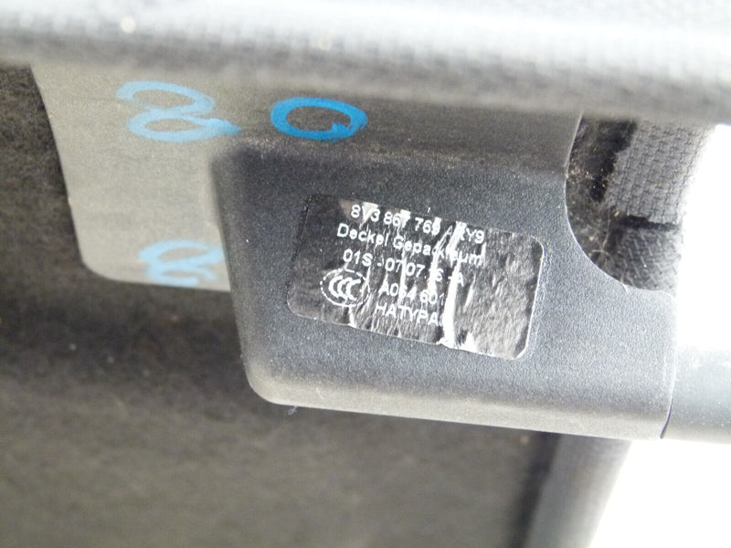AUDI A3 8V 2013–2020 REAR BOOT PARCEL SHELF PANEL GENUINE 8V3867769