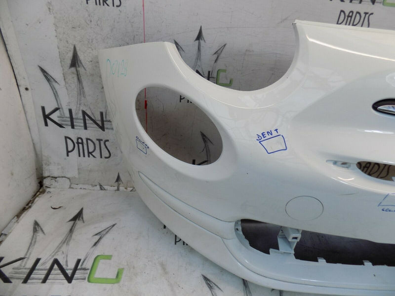FIAT 500 2015-ON FACELIFT FRONT BUMPER POP WHITE+BADGE GENUINE  735619476