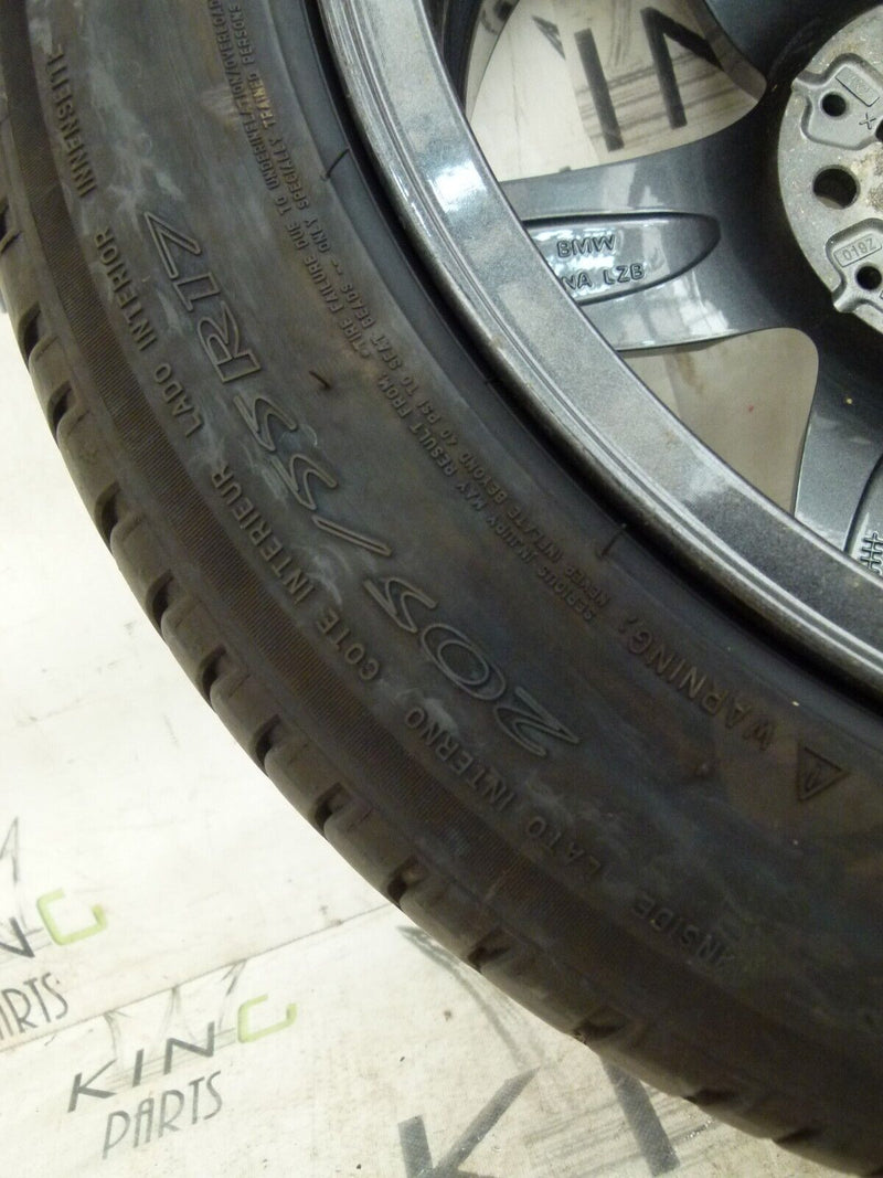 BMW 2 SERIES F45 WHEEL ALLOY RIM & TIRE 7.5JX17H2 ET54 6855091 GENUINE