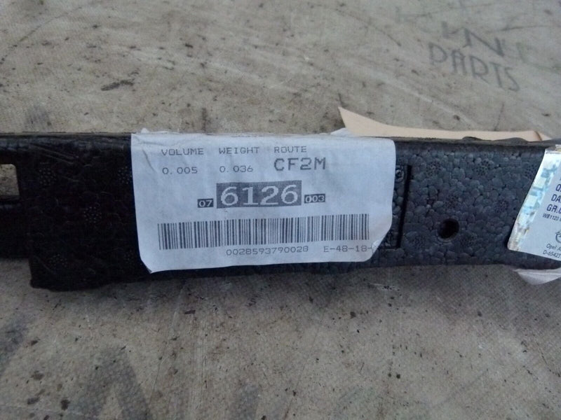 VAUXHALL ZAFIRA C 2012-16 REAR BUMPER CRASH BAR FOAM GENUINE 13300735