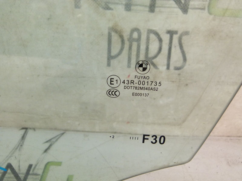 BMW 3 SERIES F30 2012-2018 FRONT LEFT DOOR WINDOW GLASS GENUINE 43R001735