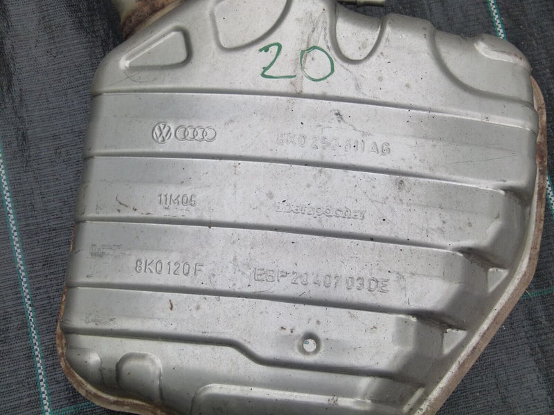 AUDI A4 B8 2.0 ESTATE PIPE& EXHAUST MUFFLER *DELIVERY CUT TO ORDER 8K0119F