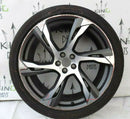 VOLVO 22" XC90 6 DOUBLE SPOKE TECH MATT BLACK 9.0JX22H2 ALLOY WHEEL TYRE
