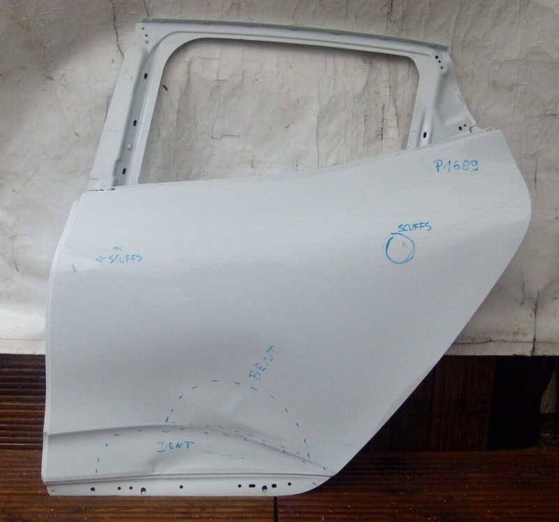 RENAUKT CLIO MK5 BF 2019-22 REAR DOOR PANEL LEFT PASSENGER SIDE in WHITE