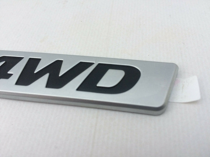 HYUNDAI TUCSON, SANTA FE - LOGO 4WD BADGE TRUNK EMBLEM STICKER TAILGATE GENUINE