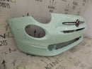FIAT 500 2015-ON 120TH FACELIFT FRONT BUMPER POP MINT + BADGE 735619476