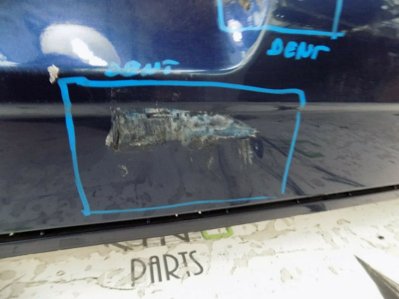 VW POLO 6Q 2001-2004 DARK BLUE REAR BUMPER GENUINE 6Q6807421