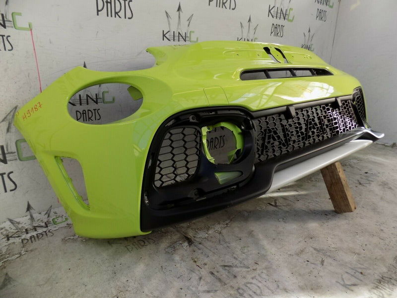 FIAT 500 ABARTH 595 2016-UP FCL FRONT BUMPER GREEN+GRILL OEM 735633044