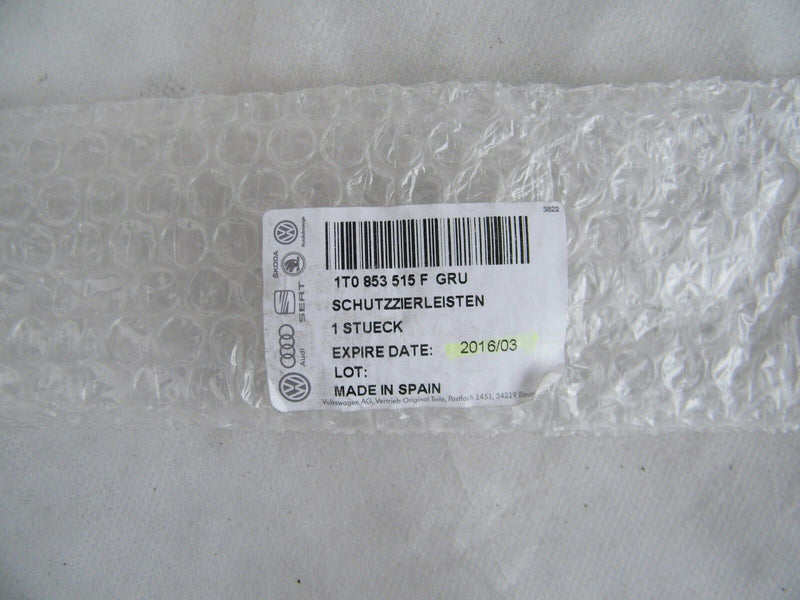VW TOURAN 2003-10 near side front door moulding rub strip 1T0853515F GRU (VW34)