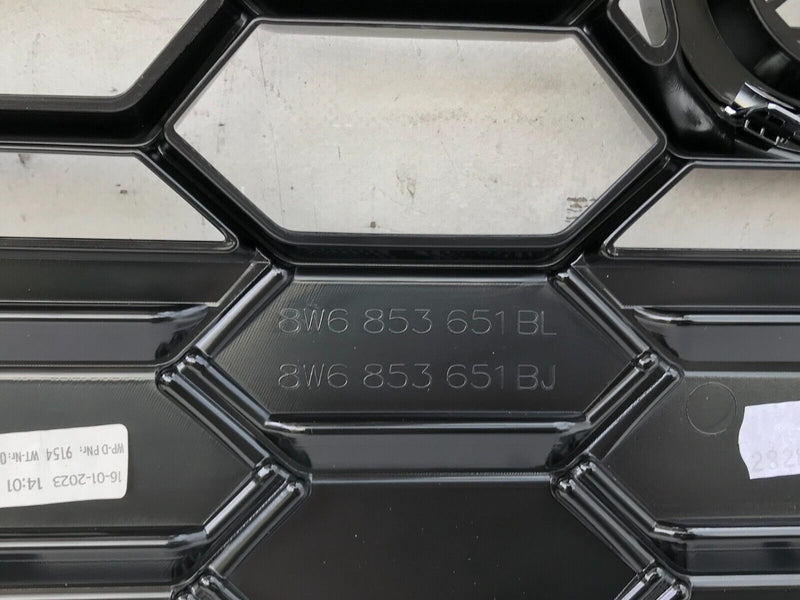 AUDI A5 S5 8W LCI S-LINE 2020  FRONT BUMPER GRILL RADIATOR GRILLE 8W6853651