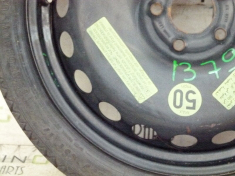 AUDI A4 B8 WHEEL STEEL RIM & TIRE 8JX19H2 ET29 8K0601027D GENUINE