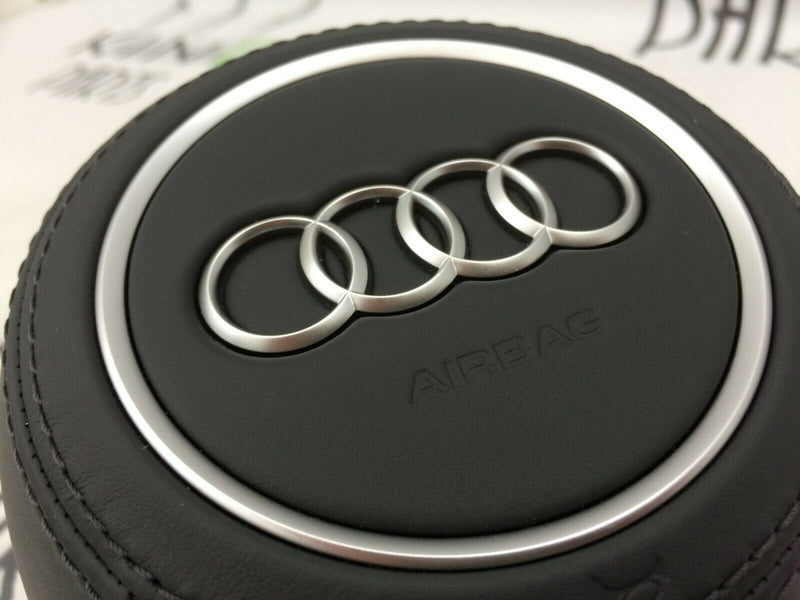 AUDI TT RS, R8 LEATHER AIR BA DRIVER SIDE AIRBA STEERING WHEEL 8S0880201 AS