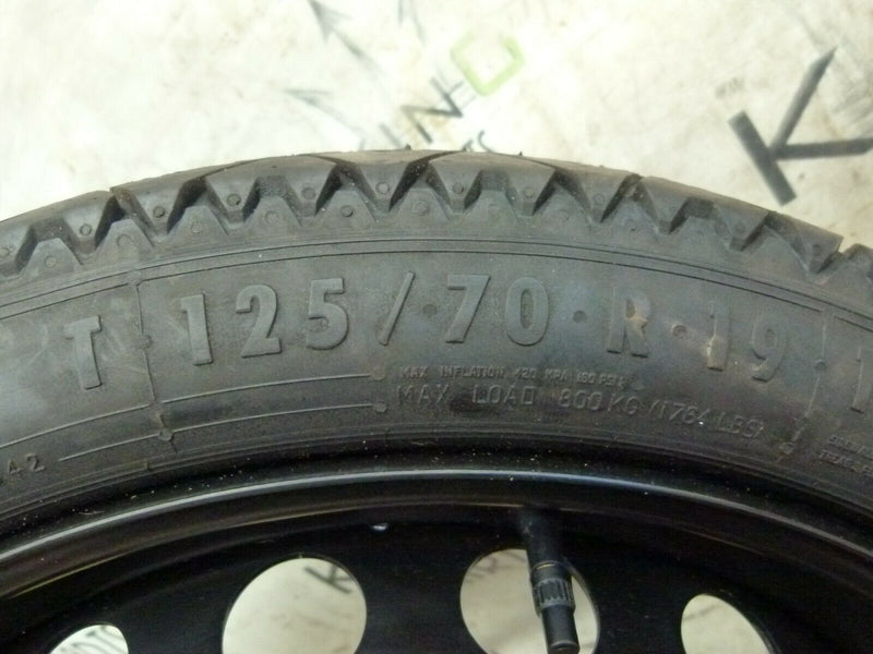 AUDI A4 8W A5 GENUINE SPARE WHEEL 19" 4.0BX19H2 ET22 TYRE 125/70 R19