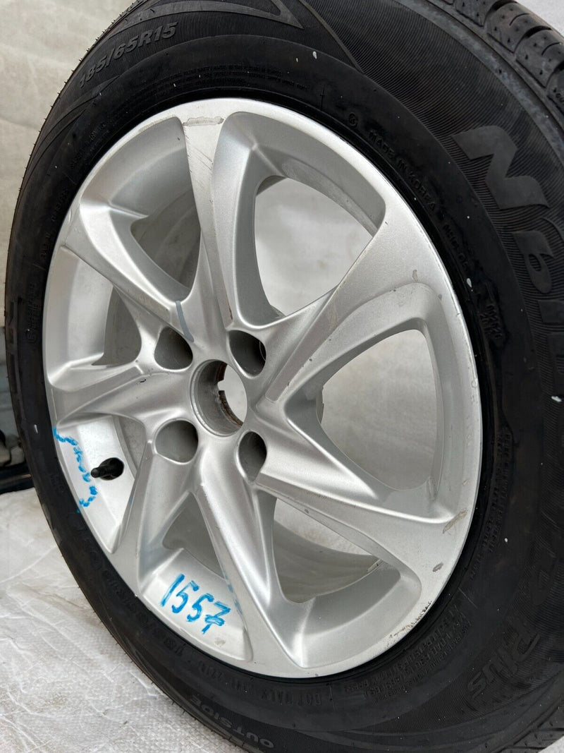 PEUGEOT 208 15" ALLOY WHEEL & TYRE 185/65/15 9673773577 6J ET23