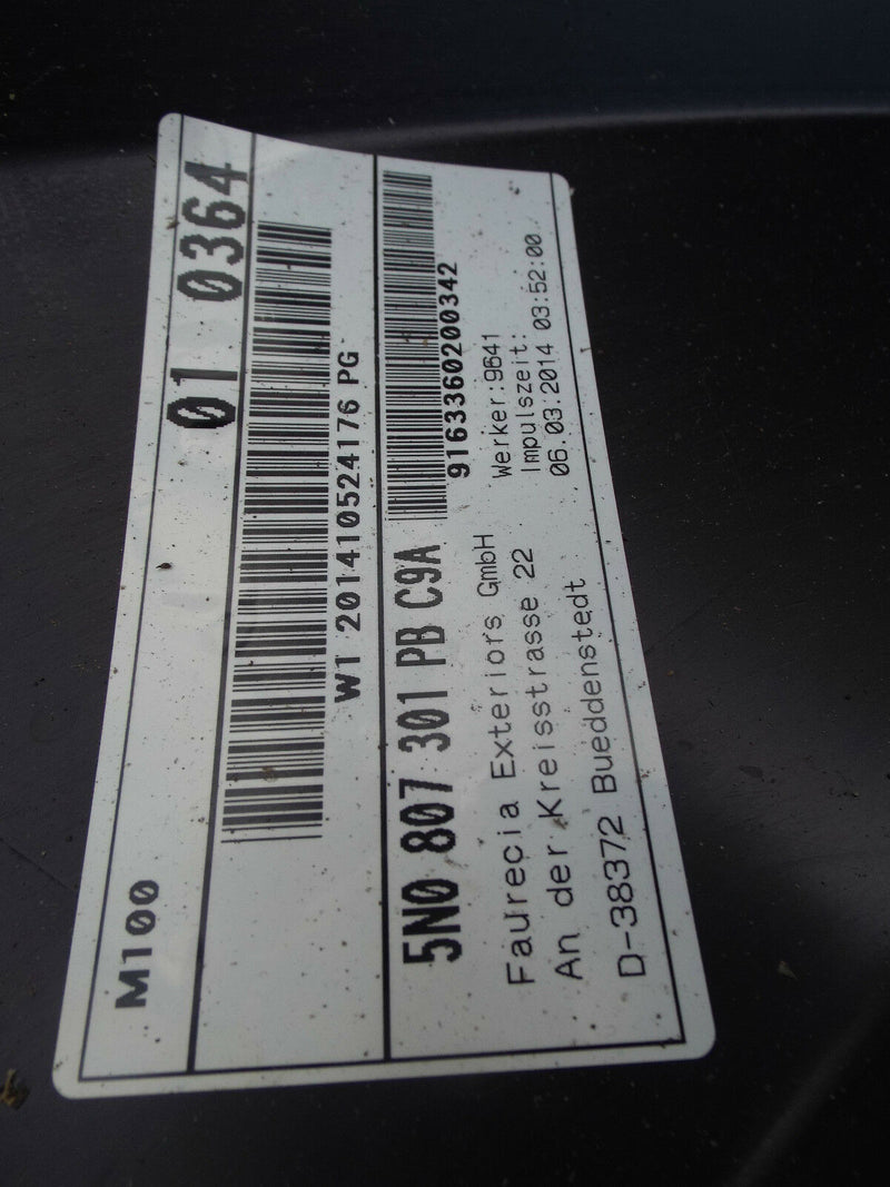 VOLKSWAGEN VW TIGUAN 5N0 LOWER TRIM DIFFUSER GENUINE PRIMED (A3173)