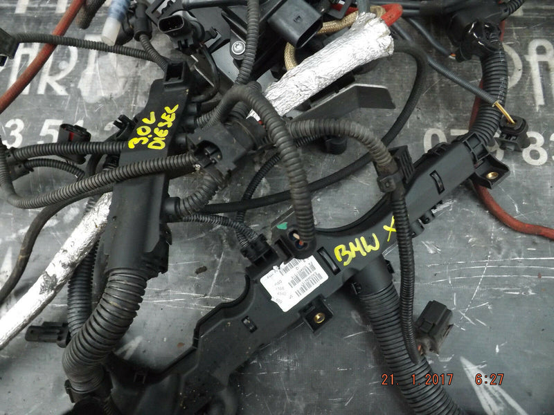 BMW X6 E71 MK1 2008-2013 ENGINE WIRE CABLE WIRING HARNESS POWER SUPPLY 53781210