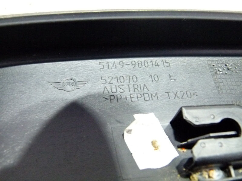 MINI COUNTRYMAN R60 2010-14 REAR LEFT TAILGATE TRIM PANEL GENUINE 9801415