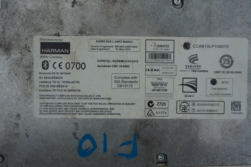 BMW 5 SERIES F10 2010-2017 TELEMATIK BLUETOOTH CONTROL MODULE UNIT 9257151-01