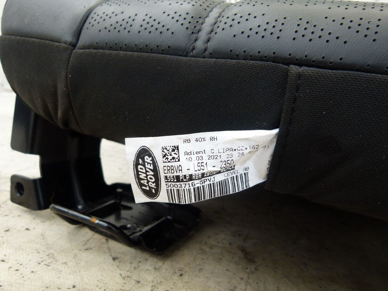 RANGE ROVER EVOQUE L551 HYBRID 2019-20 REAR SEAT BACK RIGHT SIDE 50037168PVJ #